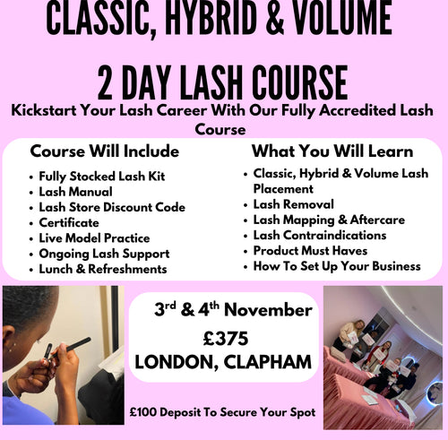 Classic, Hybrid & Volume Lash Course & Kit